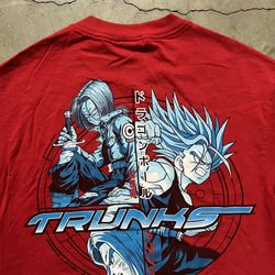 Vintage 2001 Dragon Ball Z DBZ “Trunks” Super Saiyan Graphic T-Shirt M