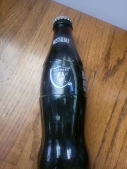 1986 Vintage Raiders Best Of The Bay Coca - Cola Bottle