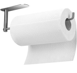 Paper Towel Holder Wall Mount 13 Inch, SHIPSHORE Super Sturdy Paper Towel Holder Under Cabinet, Drilling or Extra Strong Self Adhesive Paper Towel Hol