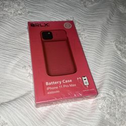 iPhone 11 Pro Max Charging Battery Case Shade RED 
