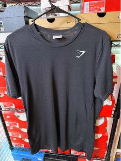Gymshark black t-shirt Size Large used men’s fitness #gymwear