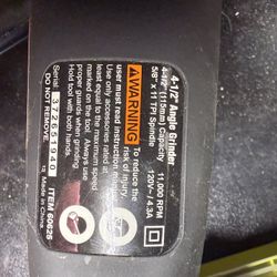 Electric Angle Grinder