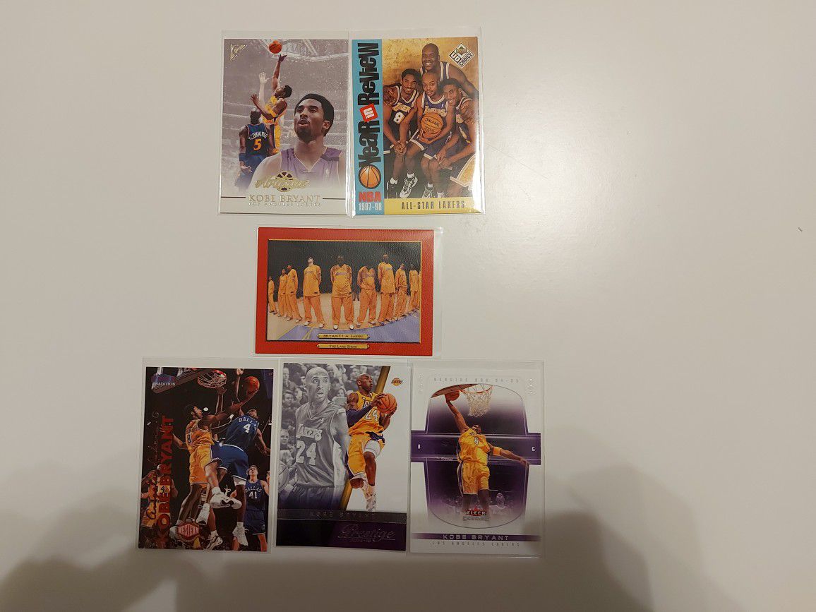 Kobe, Michael Jordan, Curry, Durant, Kawhi, Tatum trading cards Lot