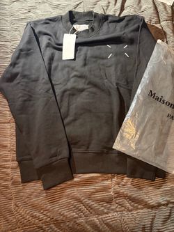 Maison Margiela Four-Stitch Crewneck Sweatshirt