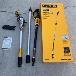 DEWALT 20V MAX 8in. Brushless Cordless Battery Powered Pole Saw (Tool Only)
