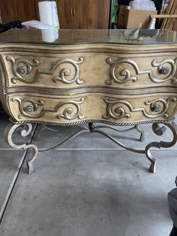 Vintage French Dresser Drawer
