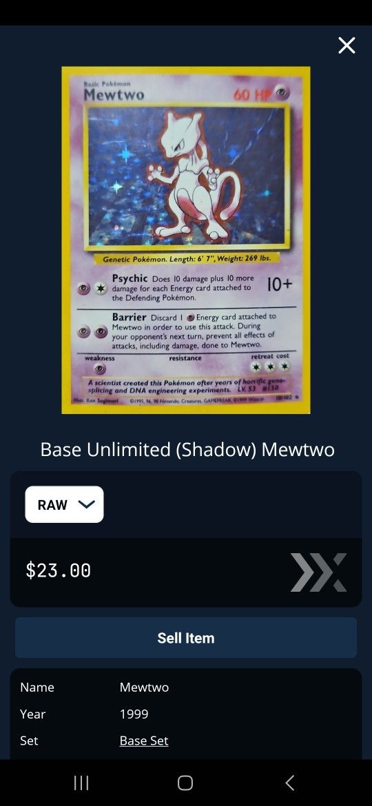 Pokemon Cards Rare/oldschool