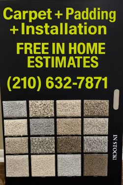 CARPET, PADDING AND FLOORING