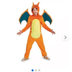 Pokémon Charizard Deluxe Halloween Costume Size Large 10/12