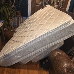 Free CAL KING MATTRESS and BOX SPRING 