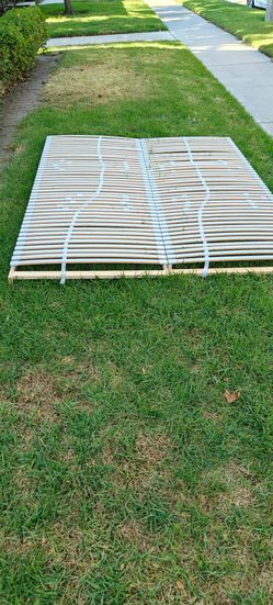 IKEA  # 19257 ( Queen Size). LURÖY
Slatted bed base, 60x80 inch