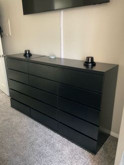 SLEEK BLACK DRESSERS