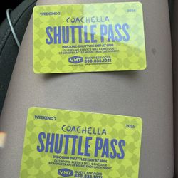 🔥2026 Cochella Shuttle Pass🔥