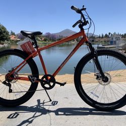 New Schwinn Hybrid 😎27.5” Tires ! Medium Frame 7 Speeds Cruiser Bike BMX Bicycle Fathers Day Gift 🎁 