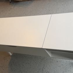 Lift Up Coffee Table White