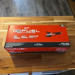 New Milwaukee fuel m18 Grinder