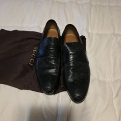 New! Authentic Gucci Men's Loafers And Matching Belt Full Inclusion
