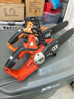 Black and decker chainsaws
