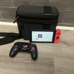 Nintendo Switch Bundle – Controller + Case (Good Condition) need gone asap