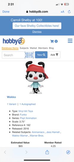 Wakko Funko Pop 