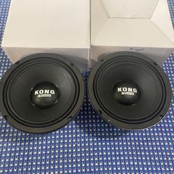 New Pair 8” Kong Audio Neodymium Loudspeakers  $160 Per Pair 