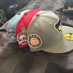 New Era Hats w/Patches, Still Have Stickers