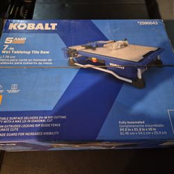 Kobalt 5-Amp 7-inch Wet Tabletop Tile Saw -BRAND NEW 