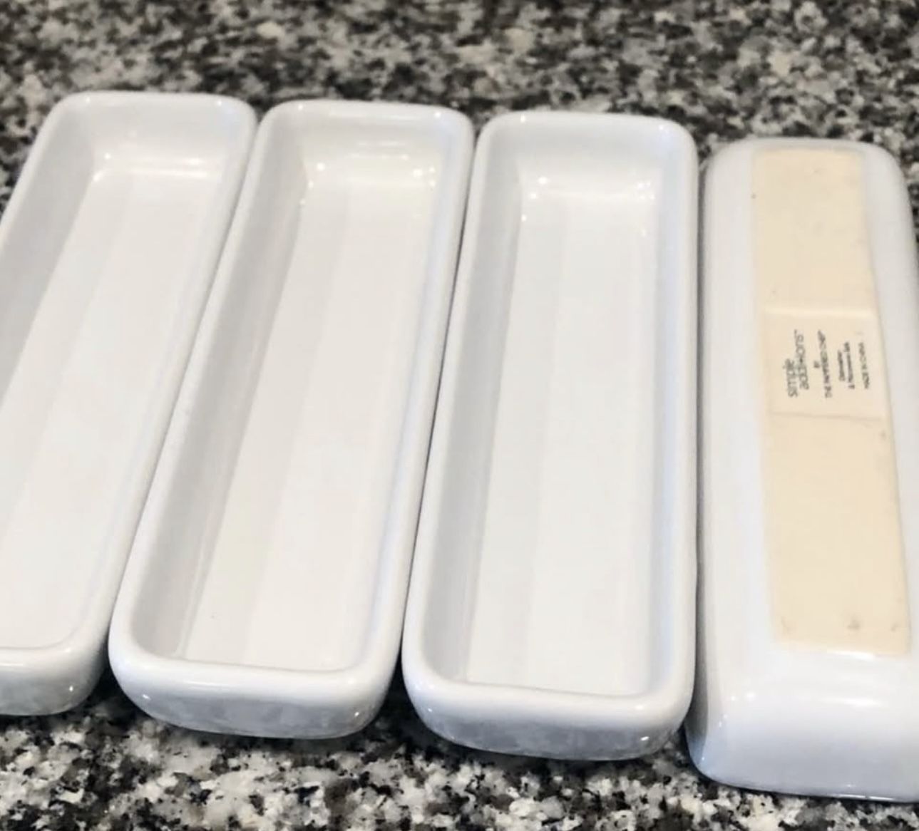 The Pampered Chef Simple Additions Hospitality Set White Serving Trey