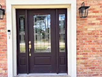Fiberglass Front Door with Sidelights