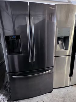 Samsung French Door Refrigerator Black Stainless