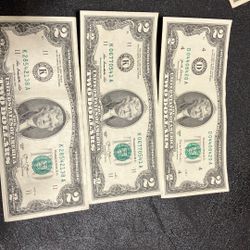 Perfect Condition  USA 2 Dollars Bill