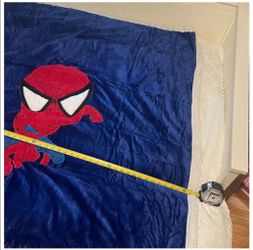 Sherpa Spiderman blanket