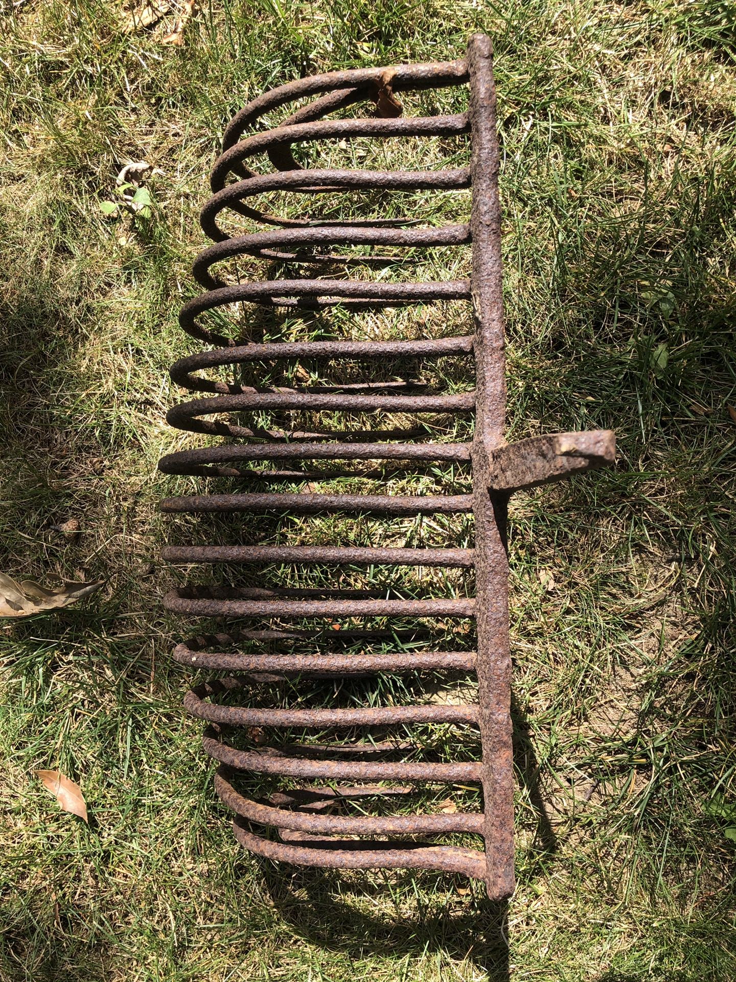 Antique Wrought Iron Oyster Rake