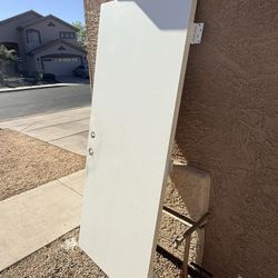 Solid Wood White Front Door - 79.5” x 31.75”