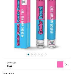 Gender Reveal Powder Cannons, Pink OR  Set of 4(12 inch) 