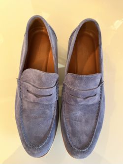 Moretti Gold Label Suede Loafers (Size 11.5D)