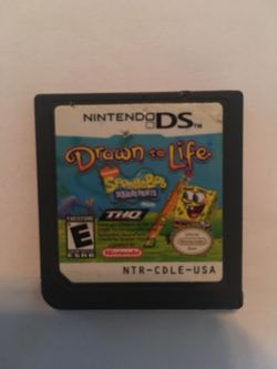Nintendo ds drawn to life spongebob