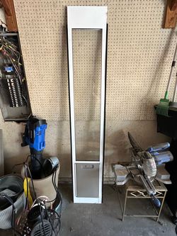 PetSafe Large Sliding Glass Pet Door – White