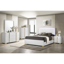 Queen Led Bedroom Set