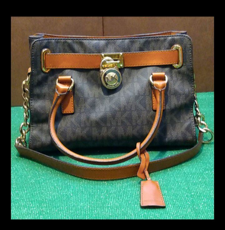 Leather satchel Michael Kors Brown in Leather - 26116458