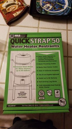 Water heater straps