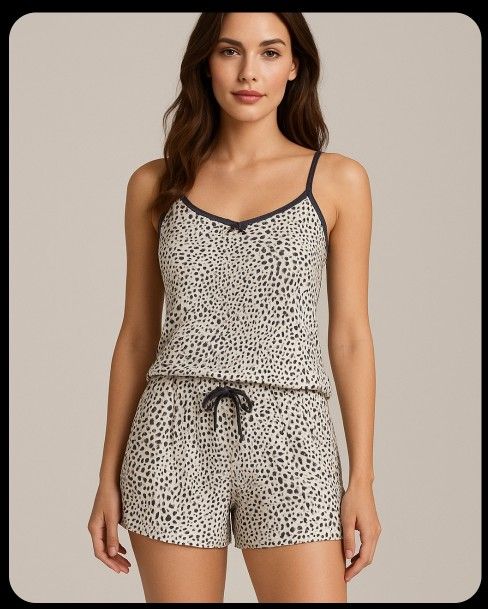 Two-Piece Transparent Pajama Set