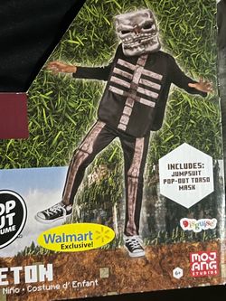 Minecraft Skeleton Kids Halloween Costume