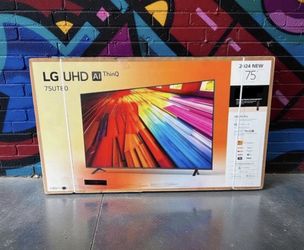 75 “ lg smart 4K LED HDR TV