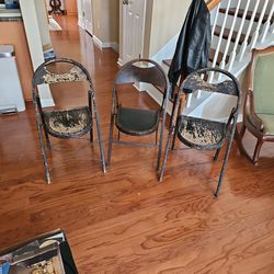 3 Vintage French Bistro Chairs, one a Strathmore 
