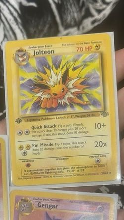 Jolteon Pokemon Card
