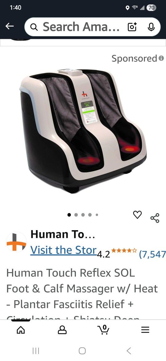 Foot & Calve Massager With HEAT