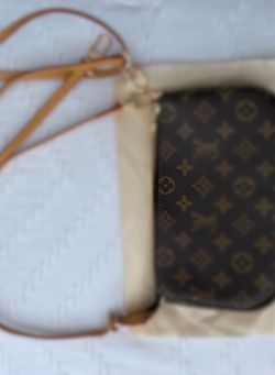 New Brown Leather Shoulder Purse