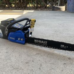 KOBALT 80 V Lithium-ion Cordless 18 IN Chain Saw 