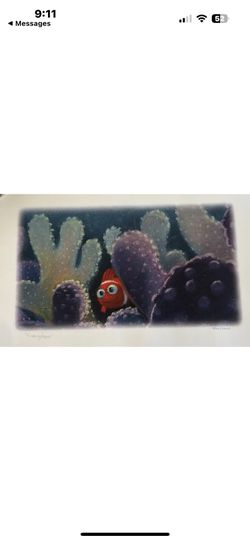 Rare Disney Finding Nemo Print